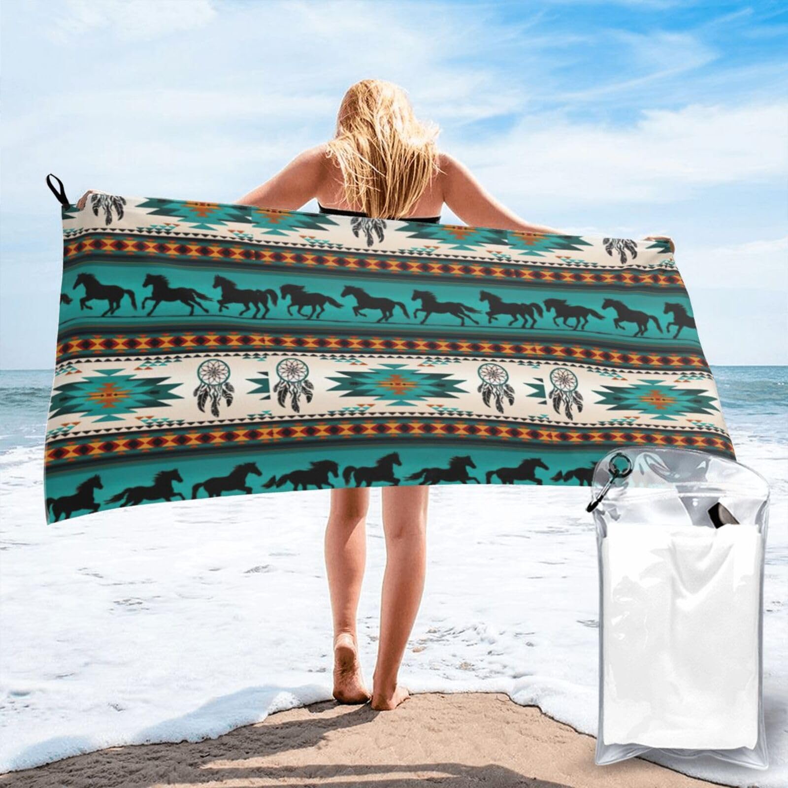 Serviettes de bain ultra absorbantes et séchage rapide pour le camping