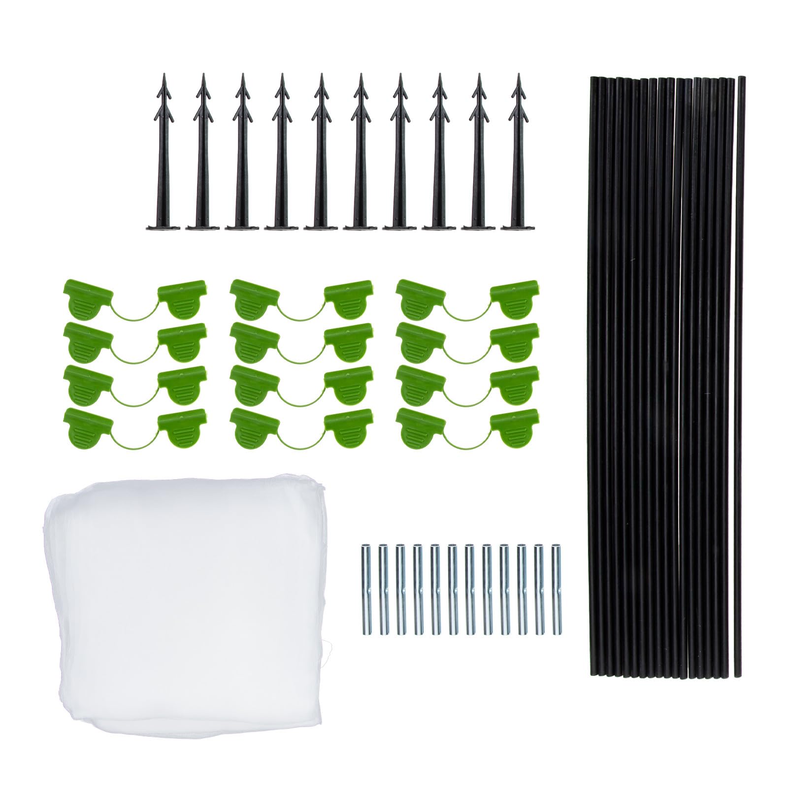 Couverture anti-insectes en polyéthylène durable pour arceaux de jardin