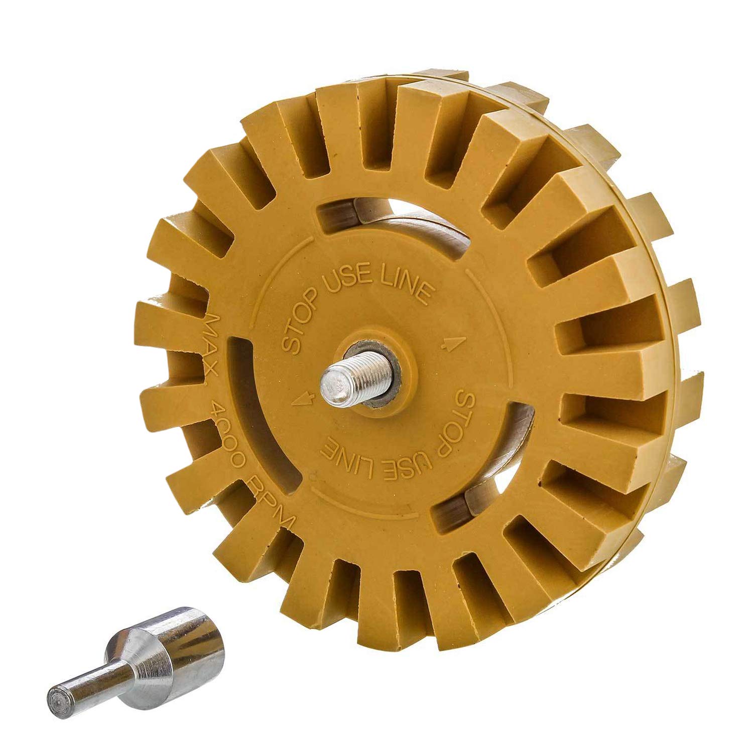 Buy CANOPUS Top Quality Extra Thick 25mm Decal Removal Eraser Wheel