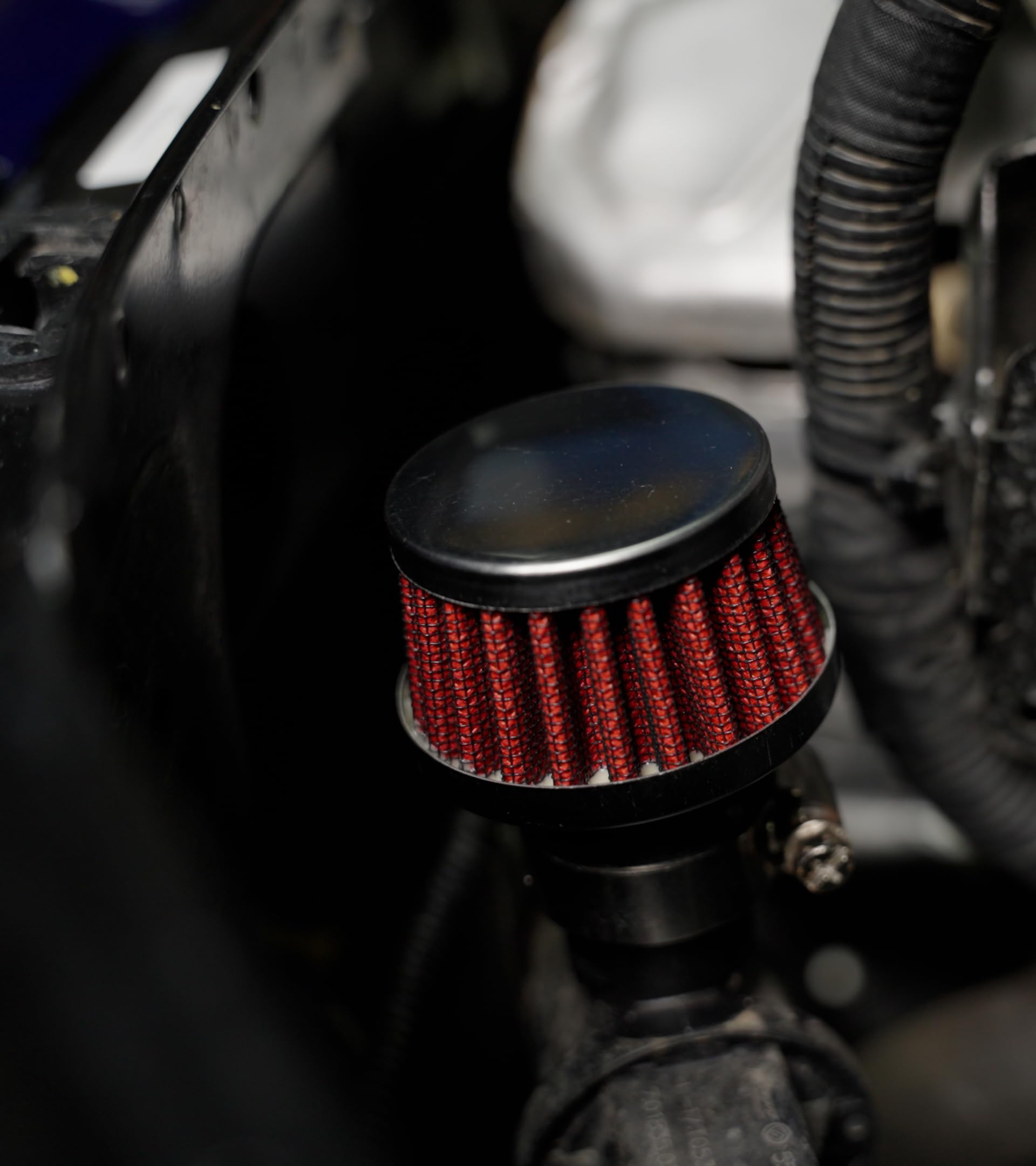 Simoni Racing ABTX Kit Pop-off con Mini Filtro Aria Conico Cromato per Abarth ed Alfa Romeo