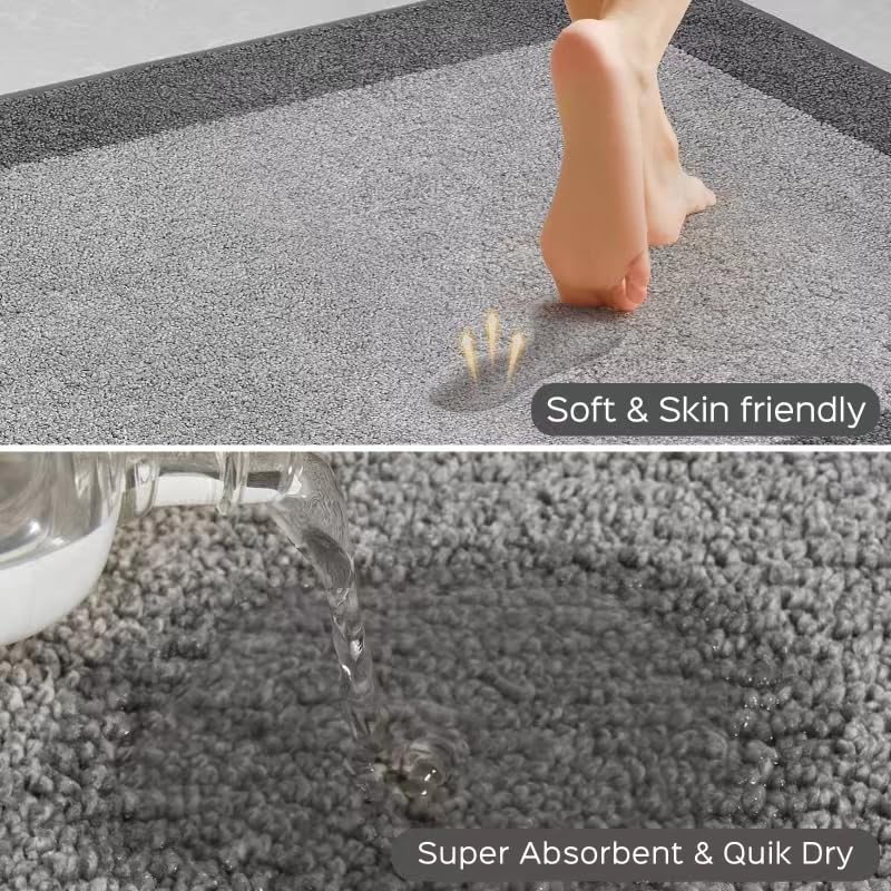 Image of Machine Washable Runner Rug 32 inch x 96 inch, Non Slip Kitchen Mat for Floor, Absorbent Entryway Rug for Kitchen, Bedroom, Living Room, Hallway, Door (Roll Packing)