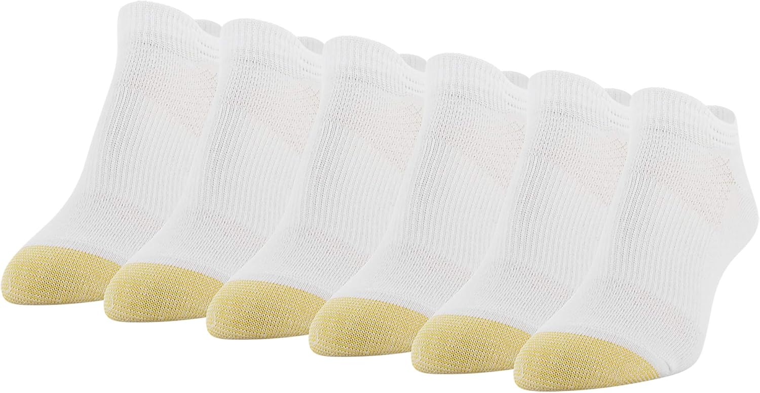 GOLDTOE womens Eco Sport Double Tab Socks, 6-pairs