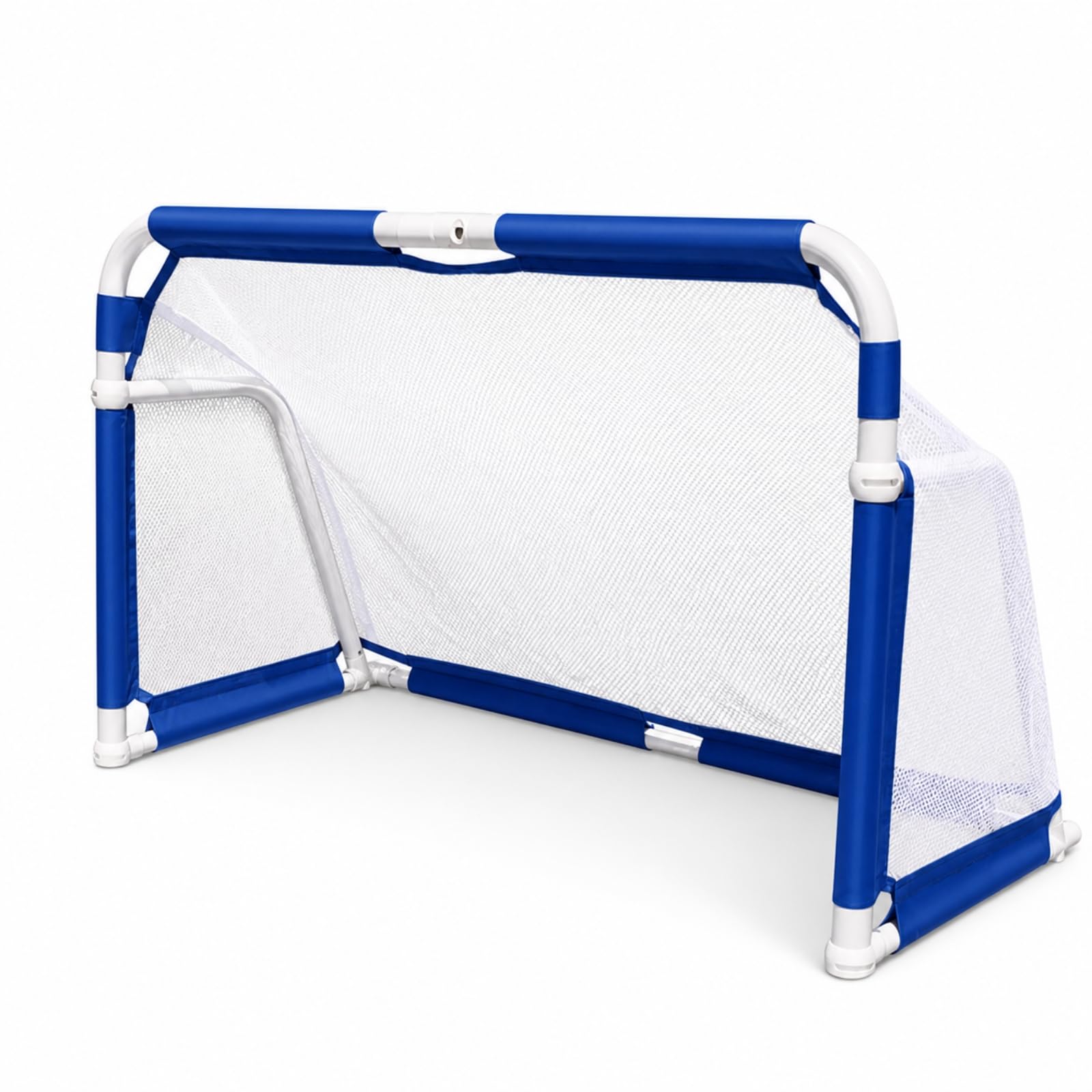 Amagogo Porta da Calcio Pieghevole Portatile Rete da Calcio Porta Allenamento Obiettivo Passaggi Struttura in Lega di Alluminio con Piedini Stabilizzatori
