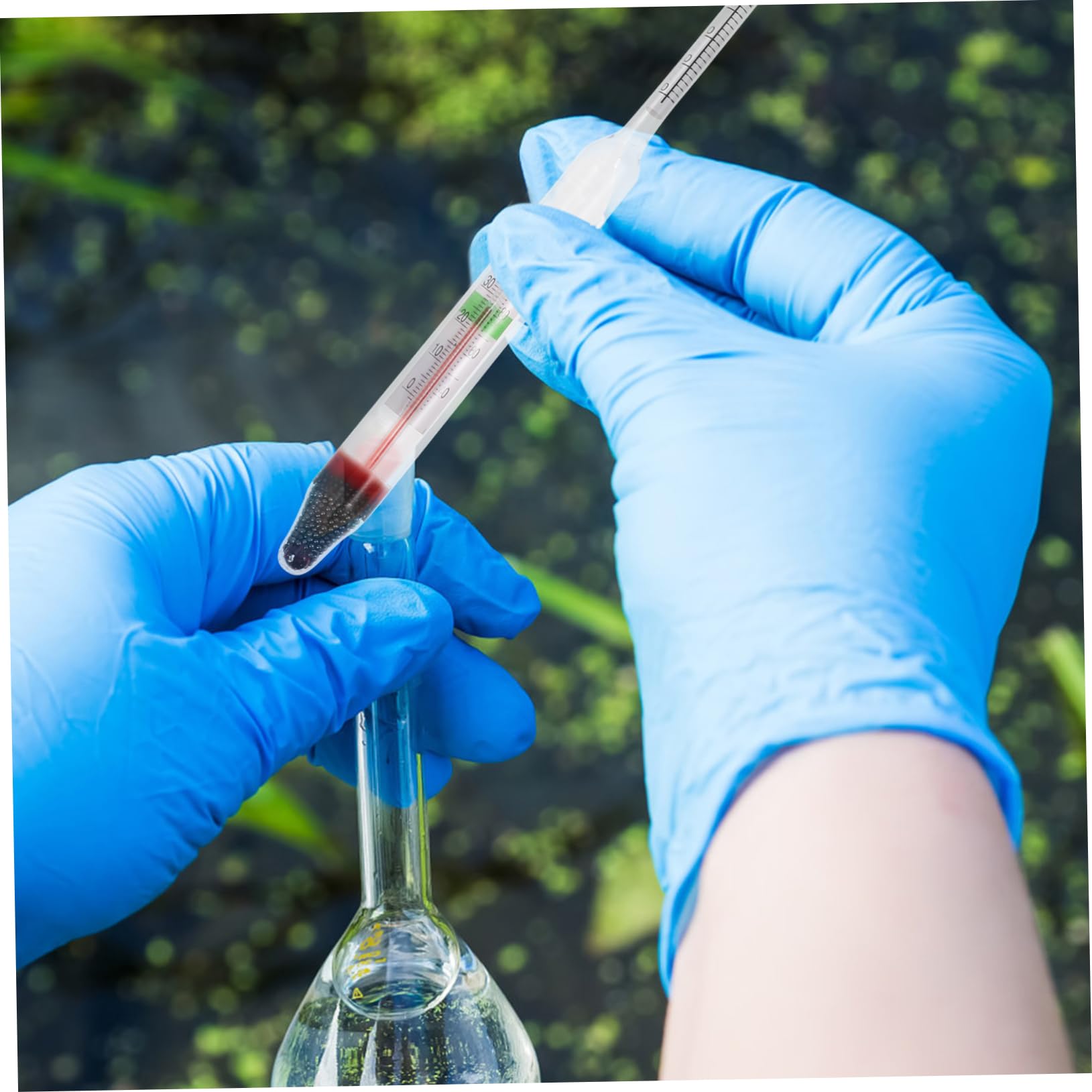 5sätze Hydrometer Für Aquarien Präziser Salzwassertester Mit Holzbox Und Kunststoffmesszylinder Für Meeresaquakultur Und Wasserqualitätsüberwachung