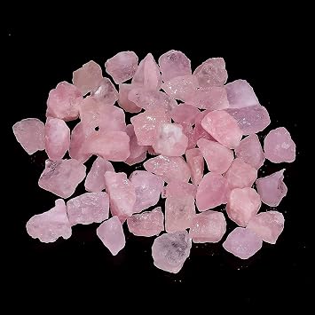 50 carats 4 to 5pcs Raw Pink Morganite Rough Gemstone, Natural Crystals, Energy Healing Stones, Wholesale Lot, Jewelry Making Supply, 10 to 16mm,