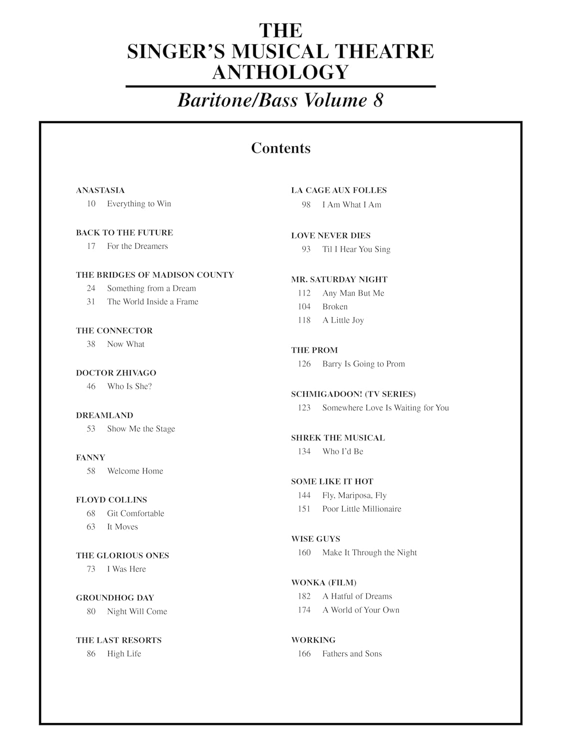The Singer's Musical Theatre Anthology Volume 8: Baritone Book      Paperback – February 1, 2026