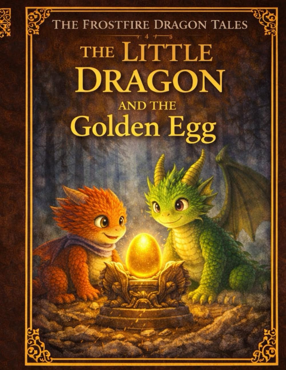 The Little Dragon and the Golden Egg: Dragon Adventure Picture Book (The Frostfire Dragon Tales)