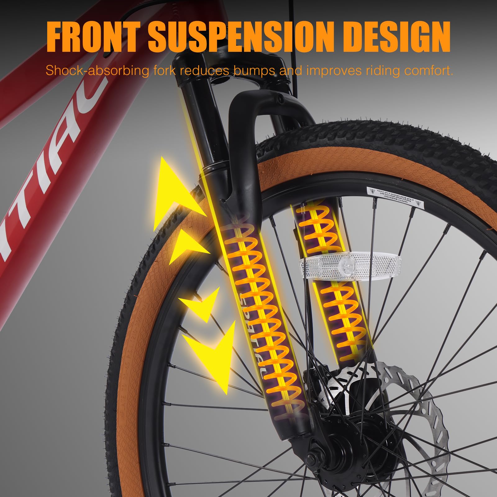 SPATIAL MTB Bicicleta de Montaña para Adultos y Jóvenes - 29/27,5/26/24 Pulgadas, 8/21 Velocidades, Frenos de Disco Mecánicos Dobles, Cuadro de Aluminio, Suspensión Delantera, Asiento Ajustable