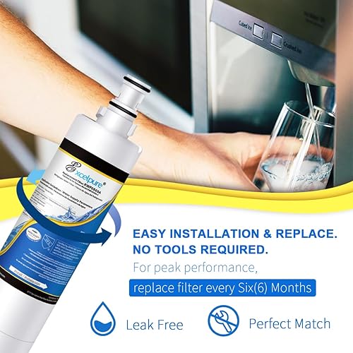 Miniatura 6 de EXCELPURE 4396508 Reemplazo del filtro de agua para refrigerador Whirlpool EDR5RXD1, 4396510, KitchenAid 4392857, EveryDrop FILTER 5, Kenmore 9010,