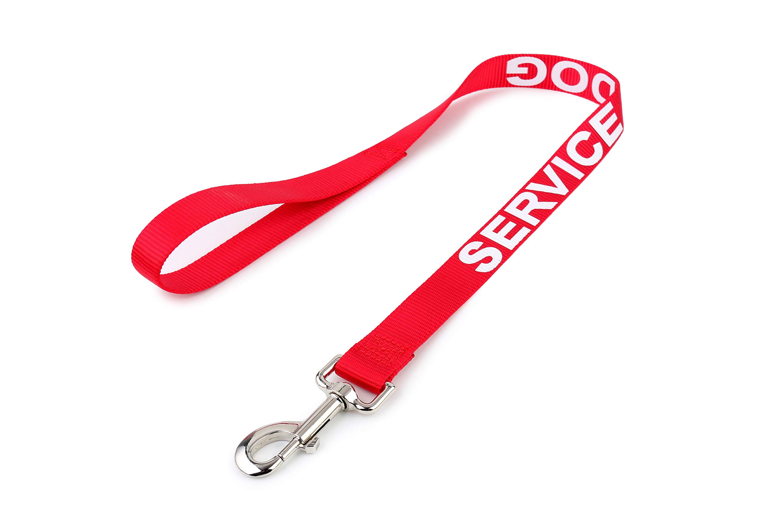 Doggie Stylz Service Dog Leash Wrap or Emotional Support Leash With Large Lettering on Both Sides. Prevent Accidents by Warning Others Your Dog is