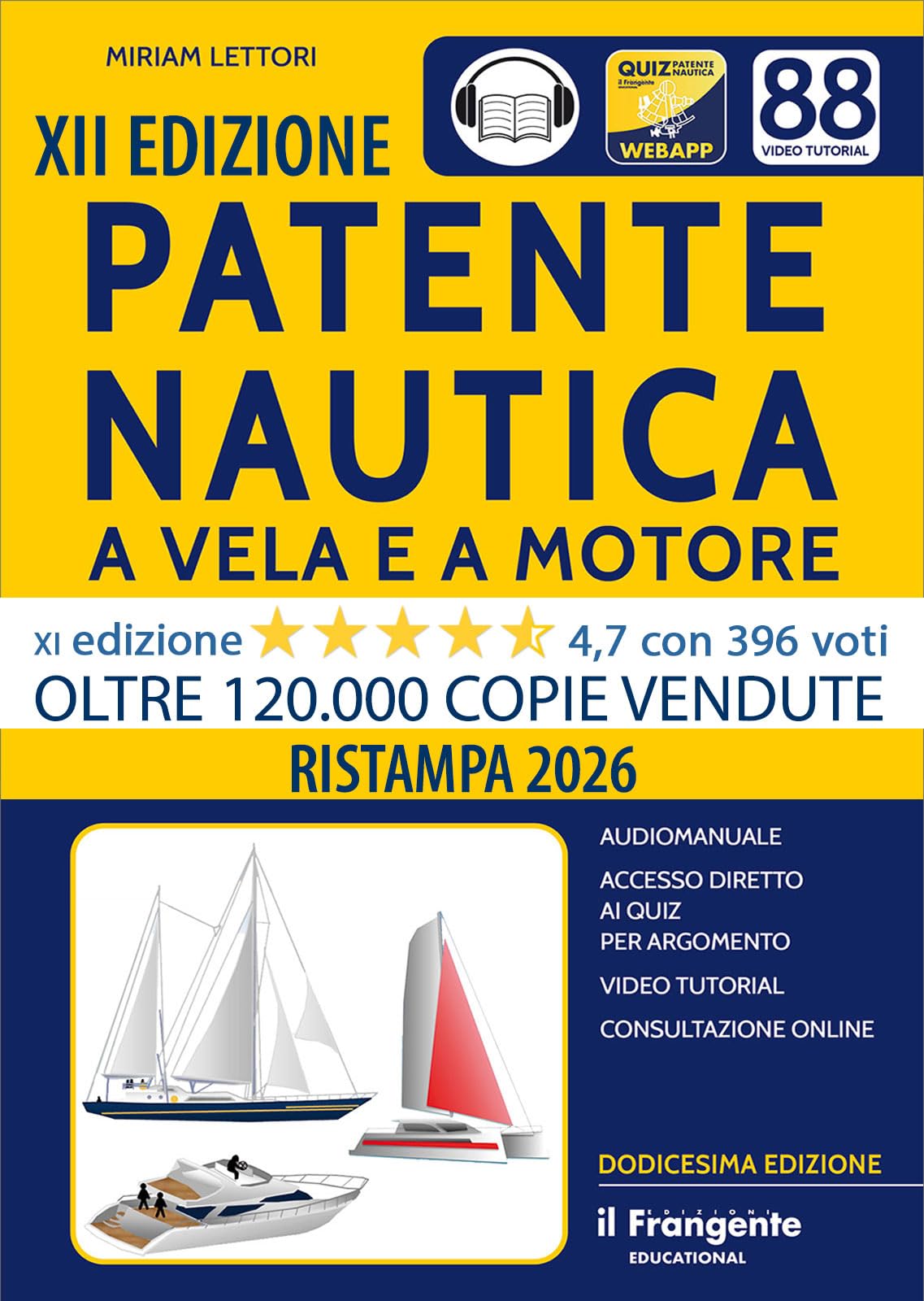Patente nautica a vela e a motore. Con espansione online. Con File audio online