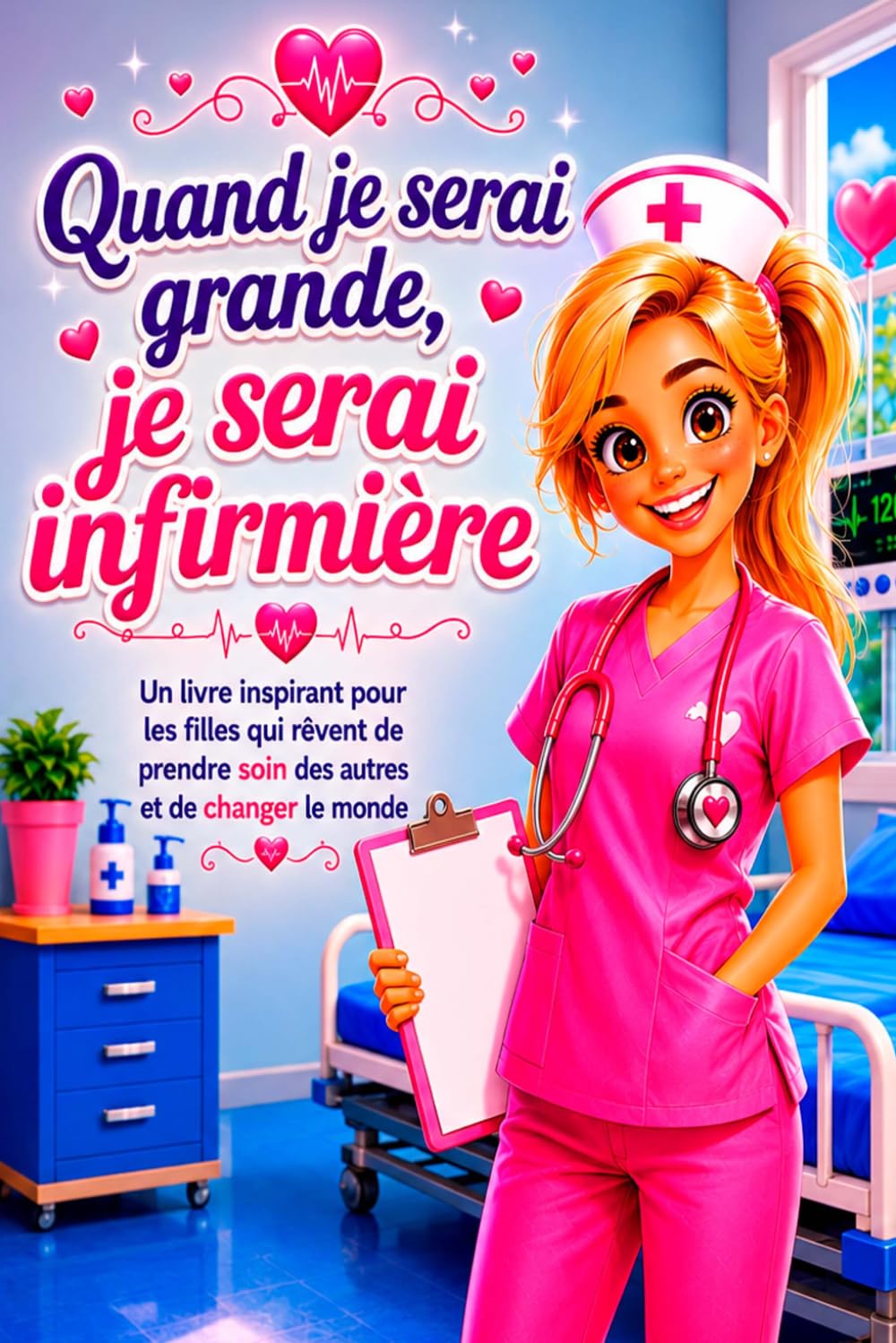 Quand je serai grande, je serai infirmière: Un livre inspirant pour les filles qui rêvent de prendre soin des autres et de changer le monde