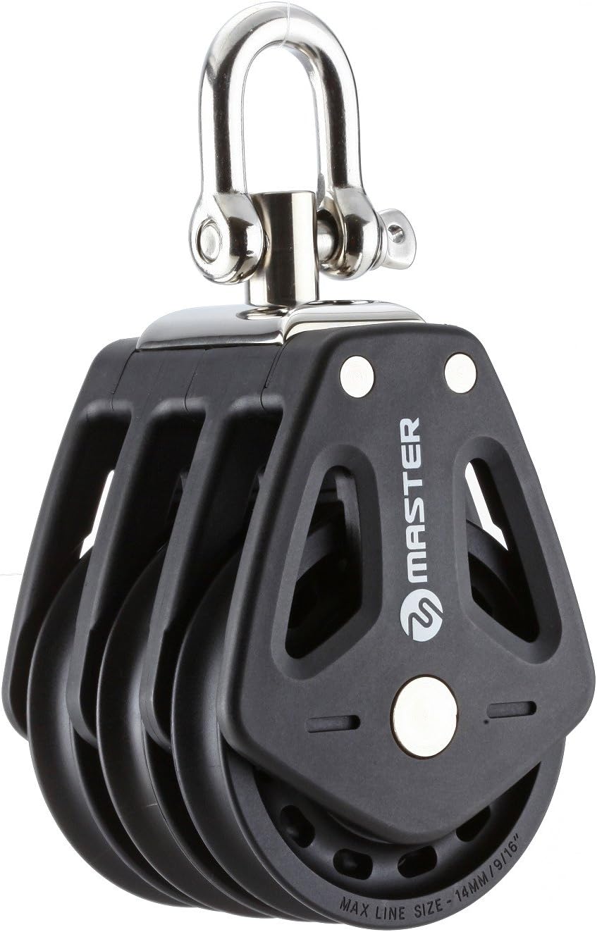 【Master】35mm Triple/Becket Sailboat Plain Bearing Block