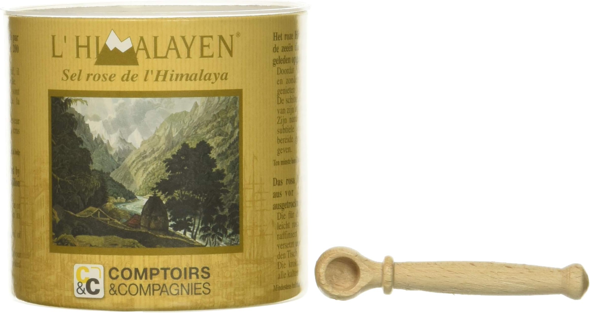 Himalayan Pink Salt with Spoon, 8.8-Ounce Box