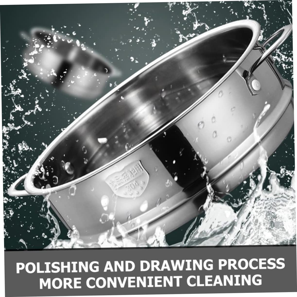 TIDTALEO Stainless Steel Steamer Basket Steamer Insert for Pot Dumplings, Buns & Asian Delicacies