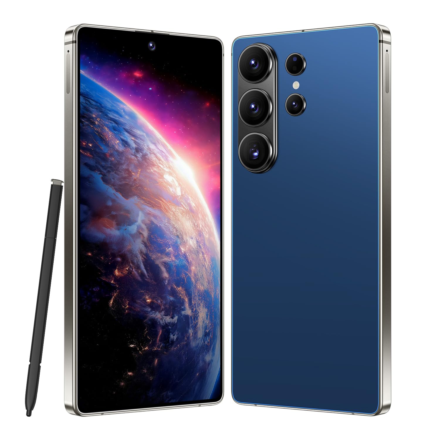 I26 Ultra Unlocked Smartphone,6.99" HD+ Display,Built in Pen,16+512GB Unlocked Phone,Snapdragon 8 Gen4,7000mAh Dual Speakers 5G/Face ID/Fingerprint Lock/Dual SIM/GPS(Gray) — view 14