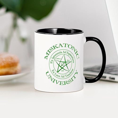 Miniatura 4 de CafePress Miskatonic University - Taza de café de cerámica, taza de té, 11 onzas