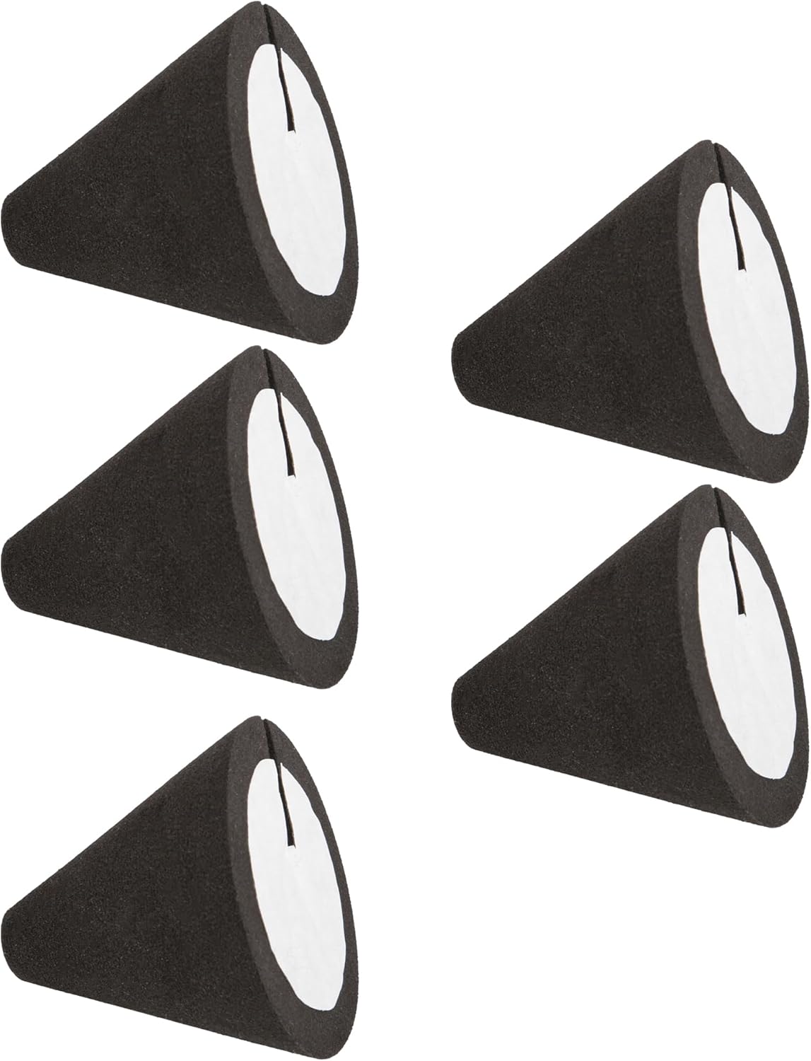 Bstinay Electronic Drum Piezo Trigger Cone Parts 1.38 x 1.46 Inch Black Pack of 5