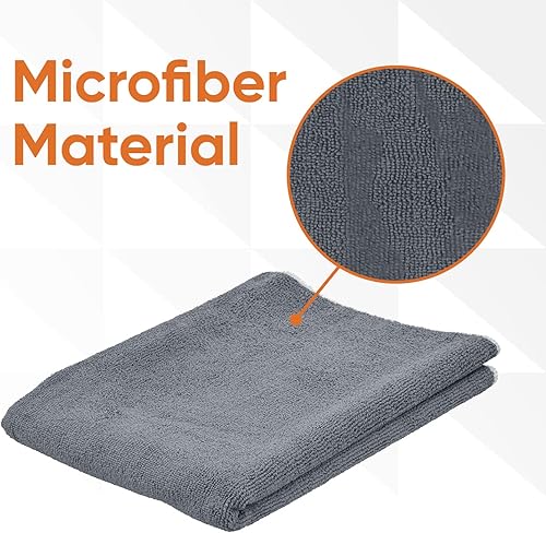 Miniatura 2 de Superio Paquete de 2 paños de limpieza de microfibra, extra grandes de 20 x 30 pulgadas, sin arañazos, secado rápido, lavable a máquina, toalla