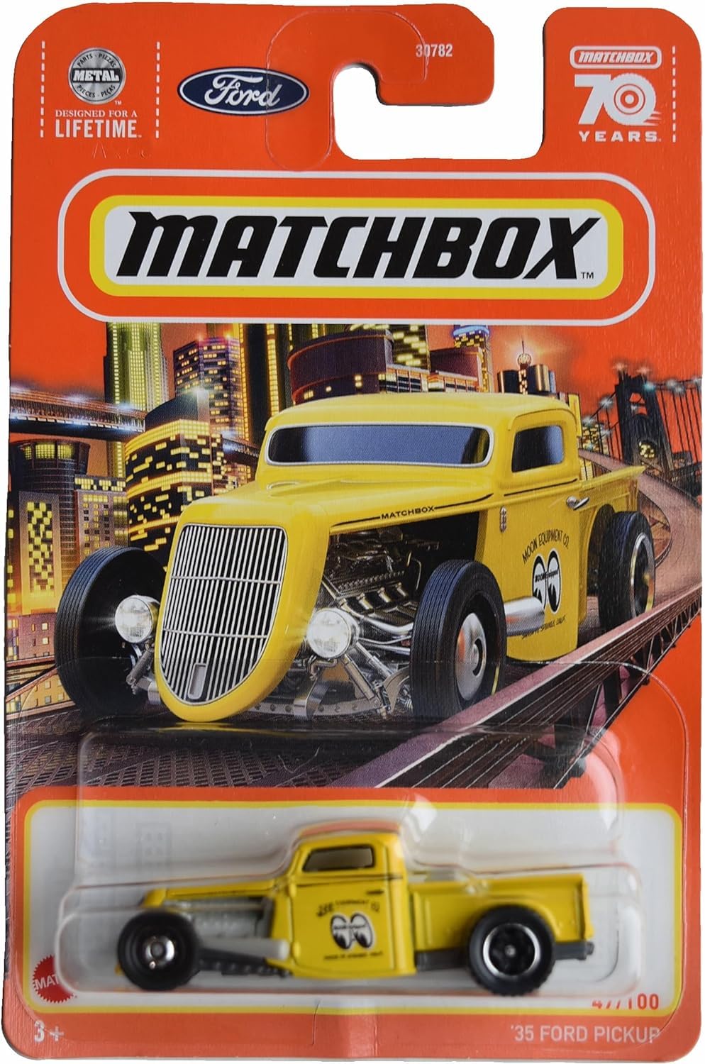 Matchbox '35 Ford Pickup, Yellow 47/100