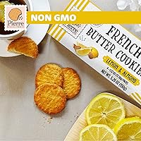 Vista 4 de Pierre Biscuiterie Galletas de mantequilla francesa con limón y almendra, caja de 5.29 onzas (paquete de 1)