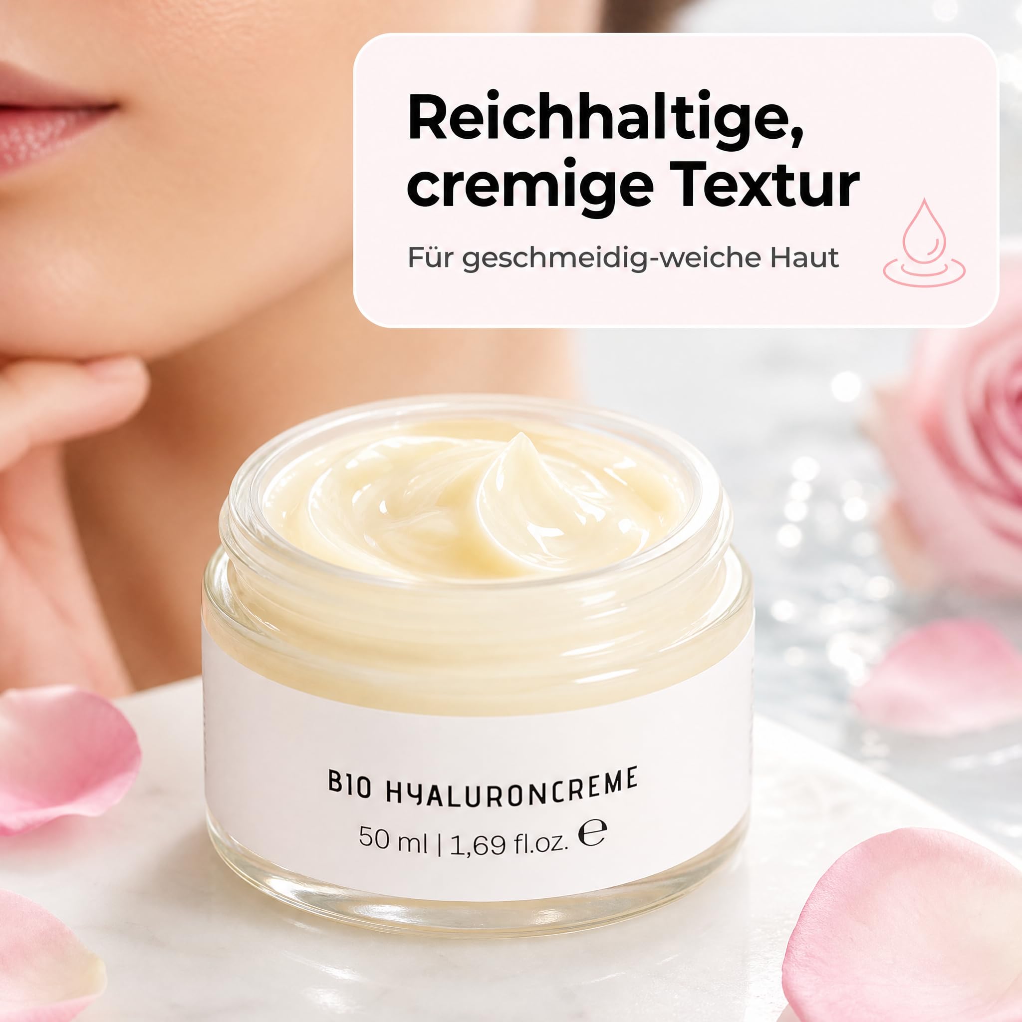 KS Beauty Bio Hyaluroncreme Tages- & Nachtcreme, 50 ml | Hyaluron