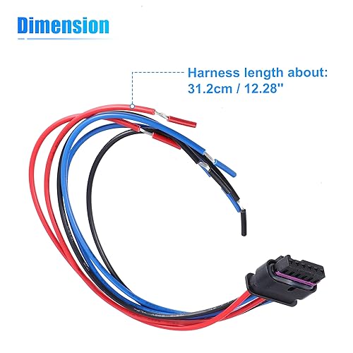 Miniatura 6 de X AUTOHAUX Arnés de cableado de luz trasera para Mini Cooper F55 F56 F57 63217361305