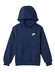 Nike Big Kids' Sportswear Club Fleece Pullover Hoodie