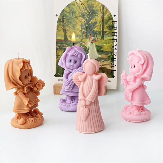 Silicone Candle molds (2pcs Angel Silicone Mold)
