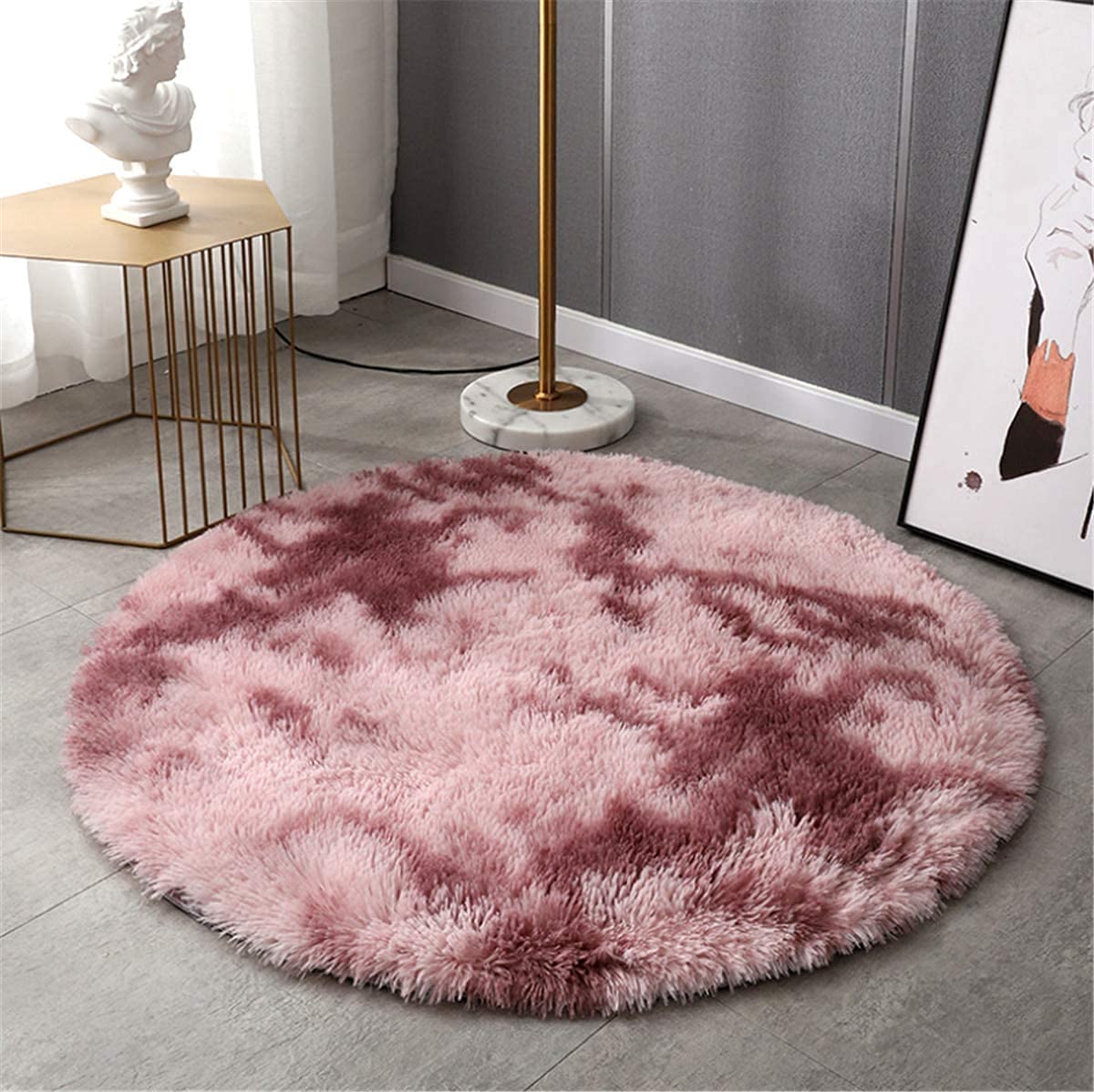 Tapis à poils longs antidérapant et facile à nettoyer pour chambre d'enfant