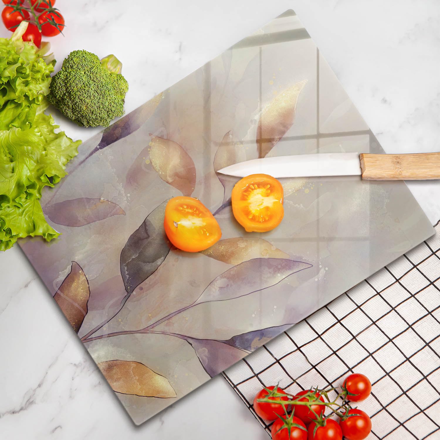 Tabla de cocina | Beige | Superficie impresa