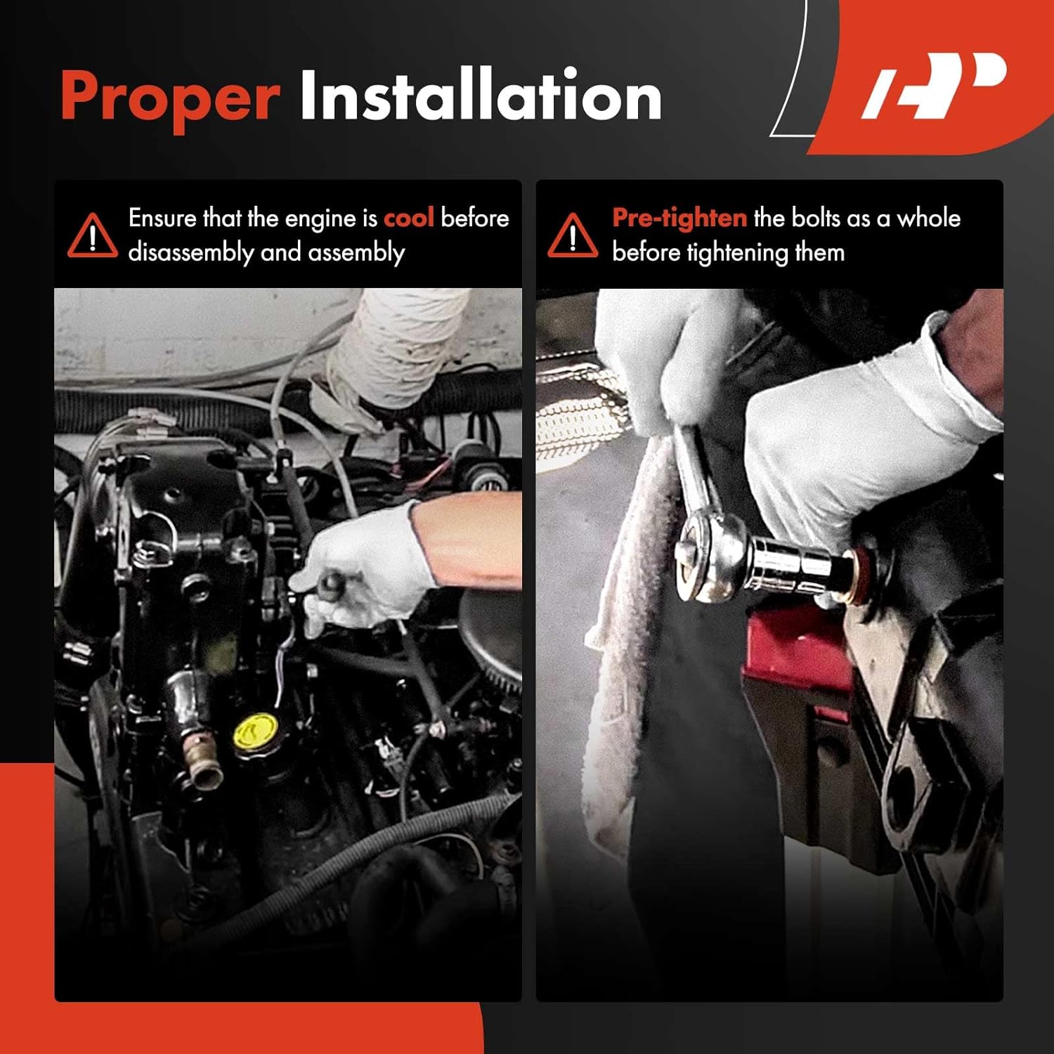 A-Premium Marine Exhaust Manifold with Hardware Kit Replace# 807988A03 - Compatible with Mer-Cruiser GM Chevy V6 & V8 1987-2002 - 4.3L, 5.0L, 5.7L, 6.2L, 7.4L, 8.1L