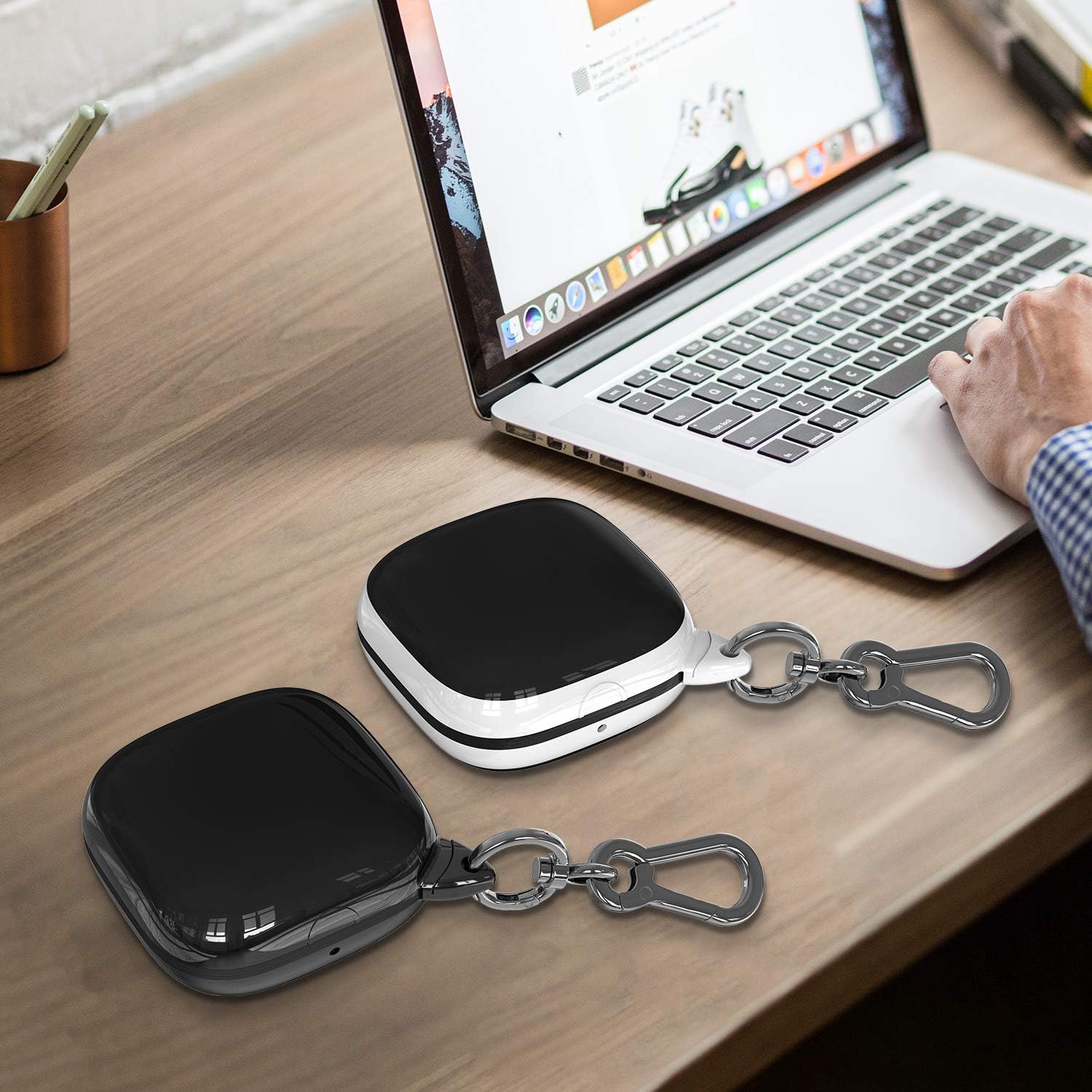 Cover Compatible with Powerbeats Pro Case,Full Protective Shockproof Anti-Slip Silicone Case for Beats Powerbeats Pro 2020 (Black Edge+Black) - Image 7