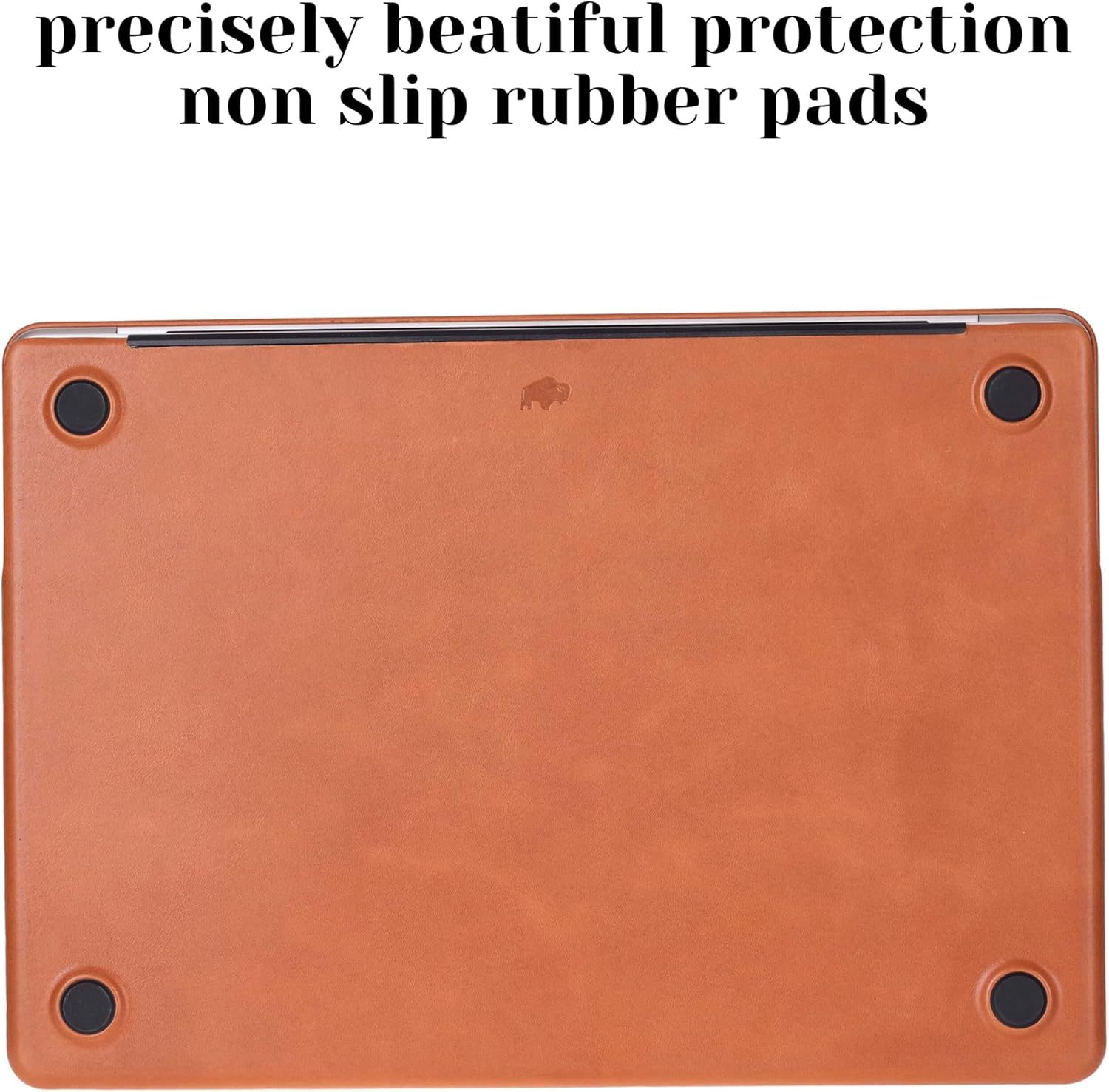 BLACKBROOK Premium Full Grain Leather Hardshell Case for Apple MacBook Pro 16", Butler Top and Bottom Leather Shells for Protection (Tan, MacBook Pro 16")
