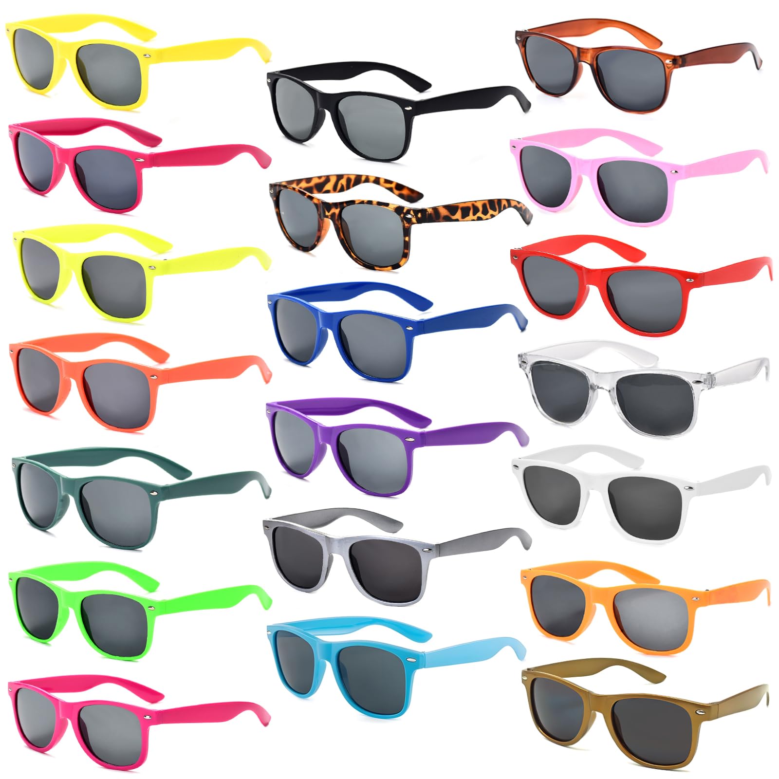 Amazon.com: QYVEWY 20 Pairs Bulk Sunglasses for Adult Retro  display picture 2