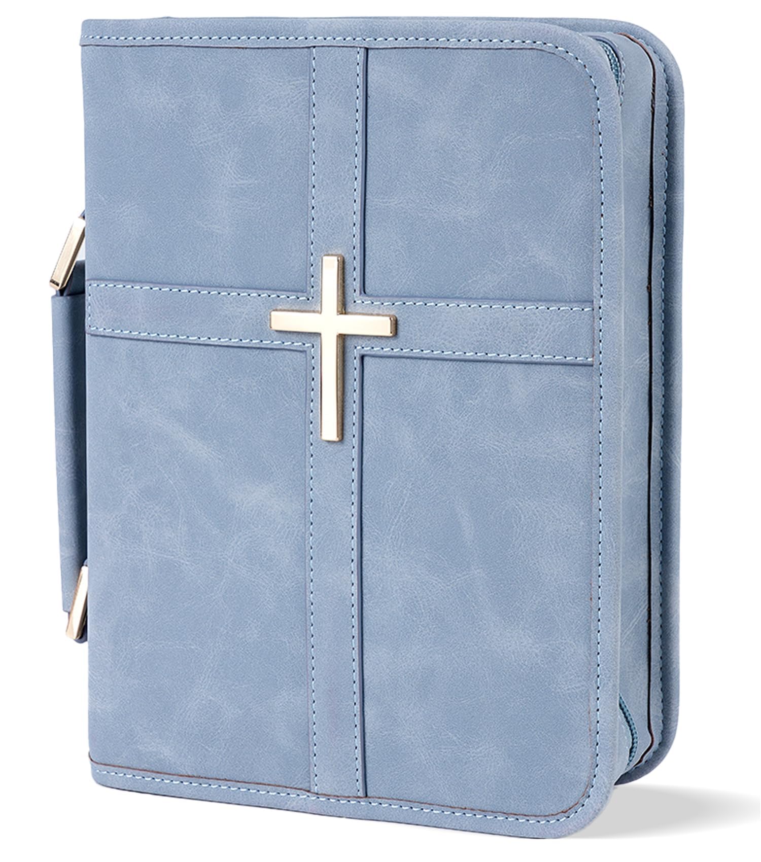Vegan Leather Bible Cover Case, Bible Bag for Men Women, Gift Box Packaging