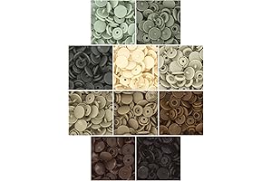 I Like Big Buttons! Starter Pack of 250 Complete KAM Snaps/Plastic Snap...