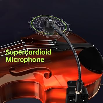 Xvive U3C Microphone Wireless System Bundle U9 Violin Microphone Wireless System