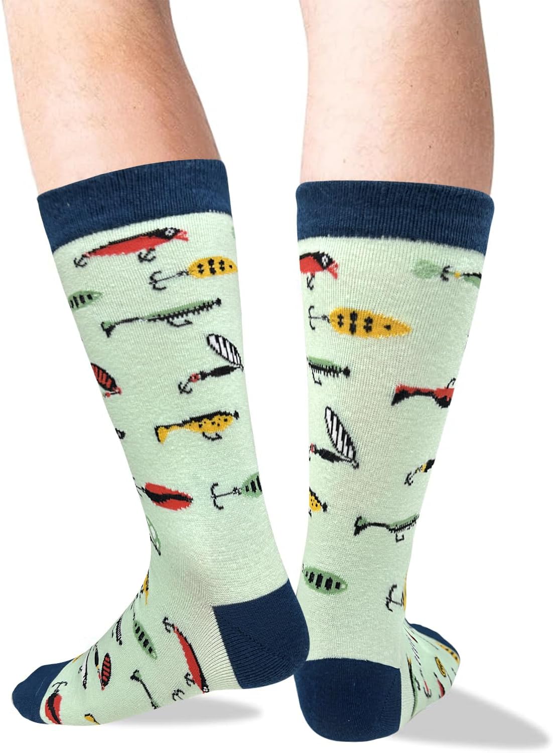 Funny Socks Novelty Gift for Men Gaming Hunting Fishing Gifts for Dad Grandpa Gaming Stuff for Gamer - Image 2