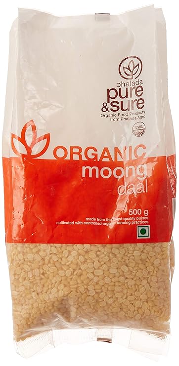 Pure & Sure Organic Moong Dal, 500g