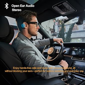 OHO 4K Ultra-Lightweight Smart Glasses, AI Chat & Real-Time Translation, OHO App Supported, Record-While-Charging, UV400 Lens