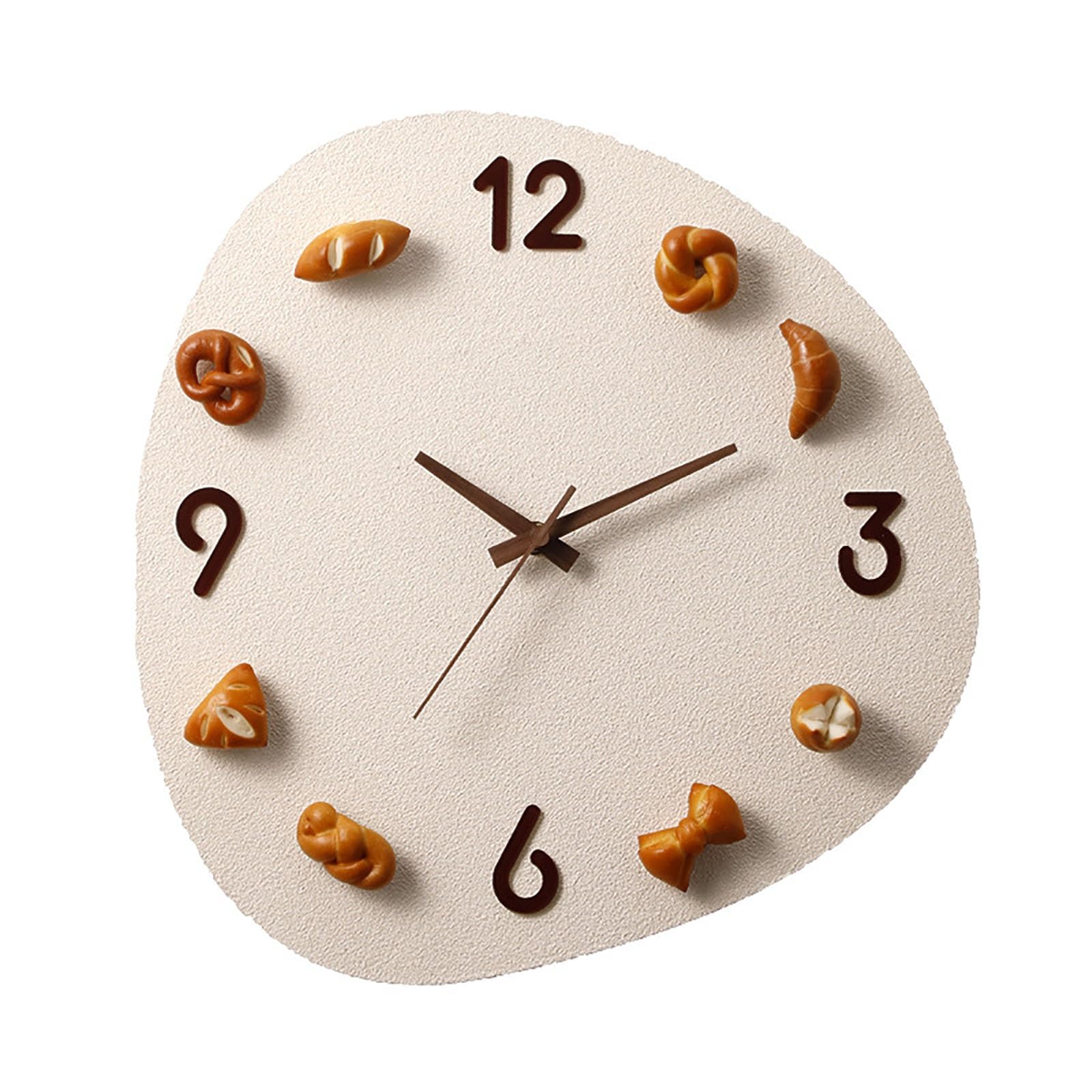 Horloge murale silencieuse sans tic-tac 35 cm moderne et ronde
