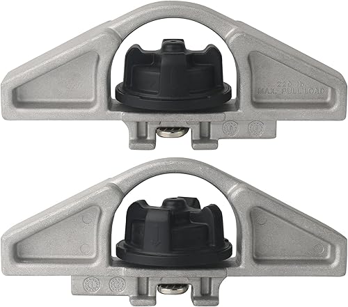 Miniatura 2 de APPERFiT Anclajes de amarre para riel de cubierta (aluminio), 2 piezas compatibles con Toyota Tundra 2007-2021, sustituye a PT278-0C010