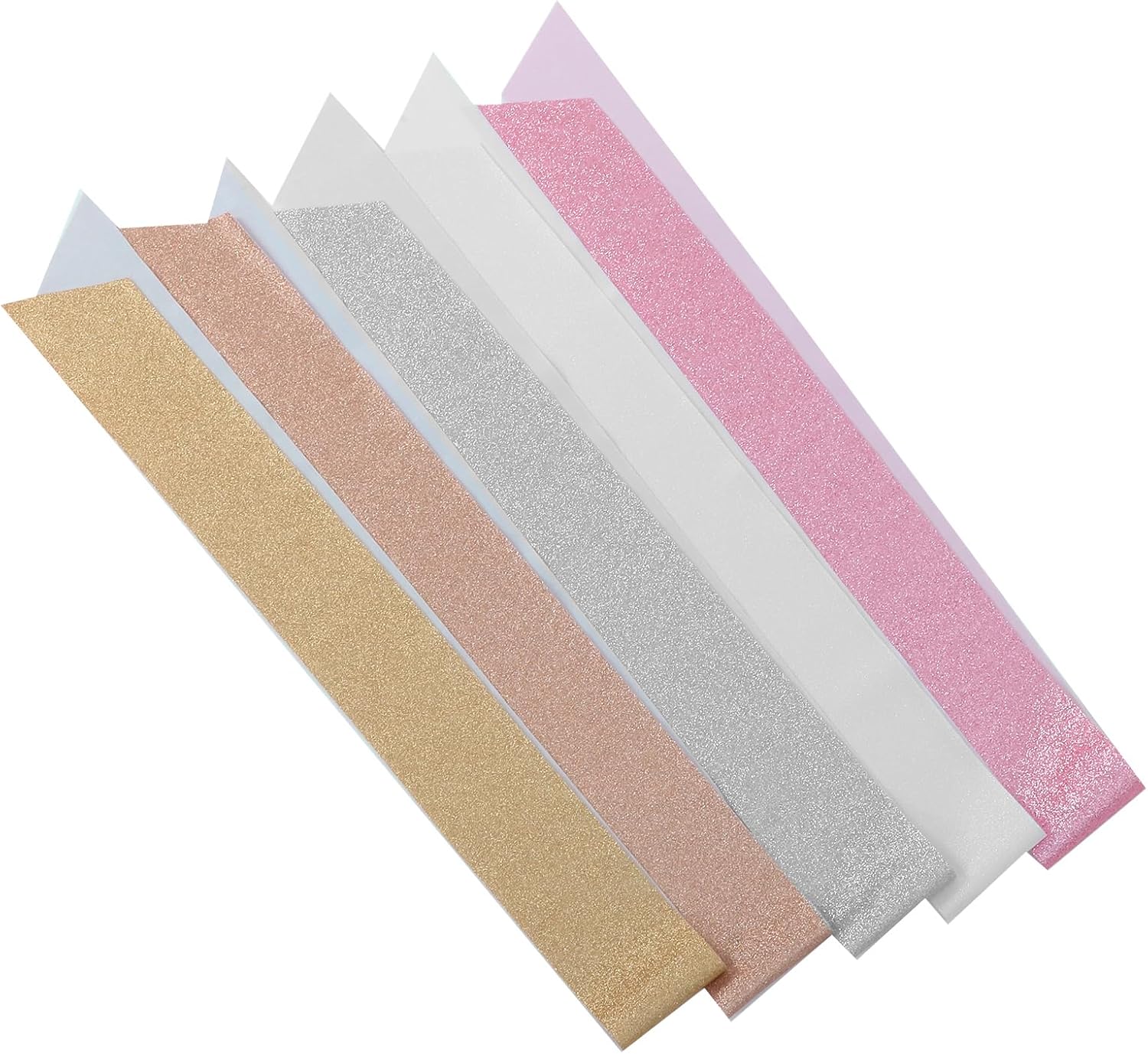 LOGOFUN 10PCS DIY Blank Glitter Sashes Shiny Shoulder Belt for Birthday Wedding Bachelorette Graduation Party Favors - Colorful