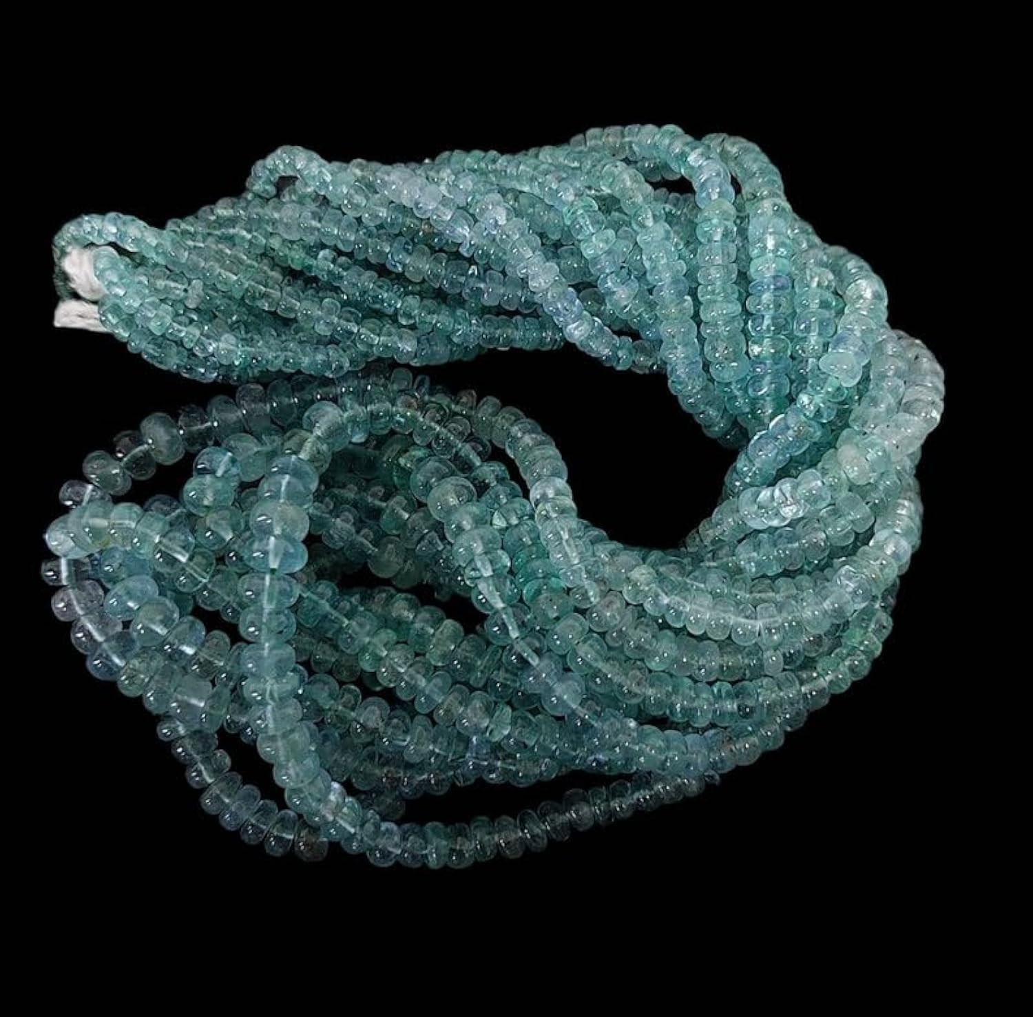 Perles rondes naturelles lisses de 2,5 à 4,5 mm pour collier et bracelet DIY