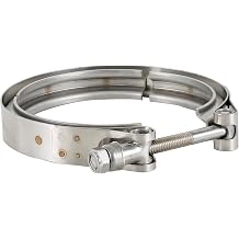 3.5" Exhaust V-Band Clamp 3-1/2" Stainless Steel V-Clamp for 3.5" OD Flange Kit |