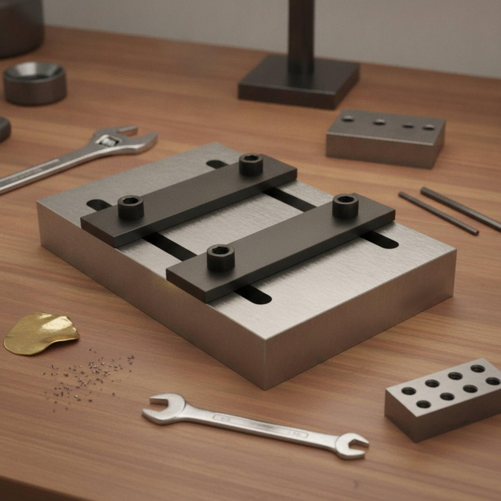 Bloc à Graver Robuste Boulet Graveur Professionnel Étau pour Bijoutiers, Artistes, Sertissage, Établi De Gravure Carré Fixe GH401E