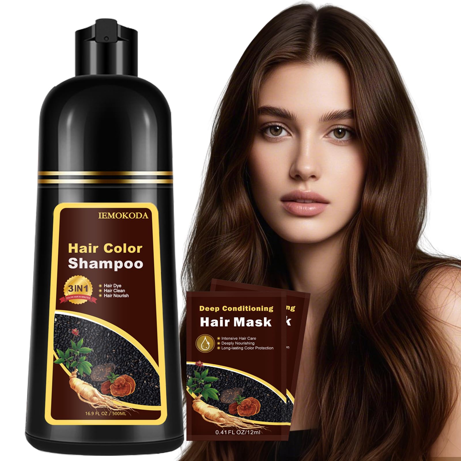 Amazon.com : Onilyua Dark Coffee Hair Dye Shampoo, Hair Dye