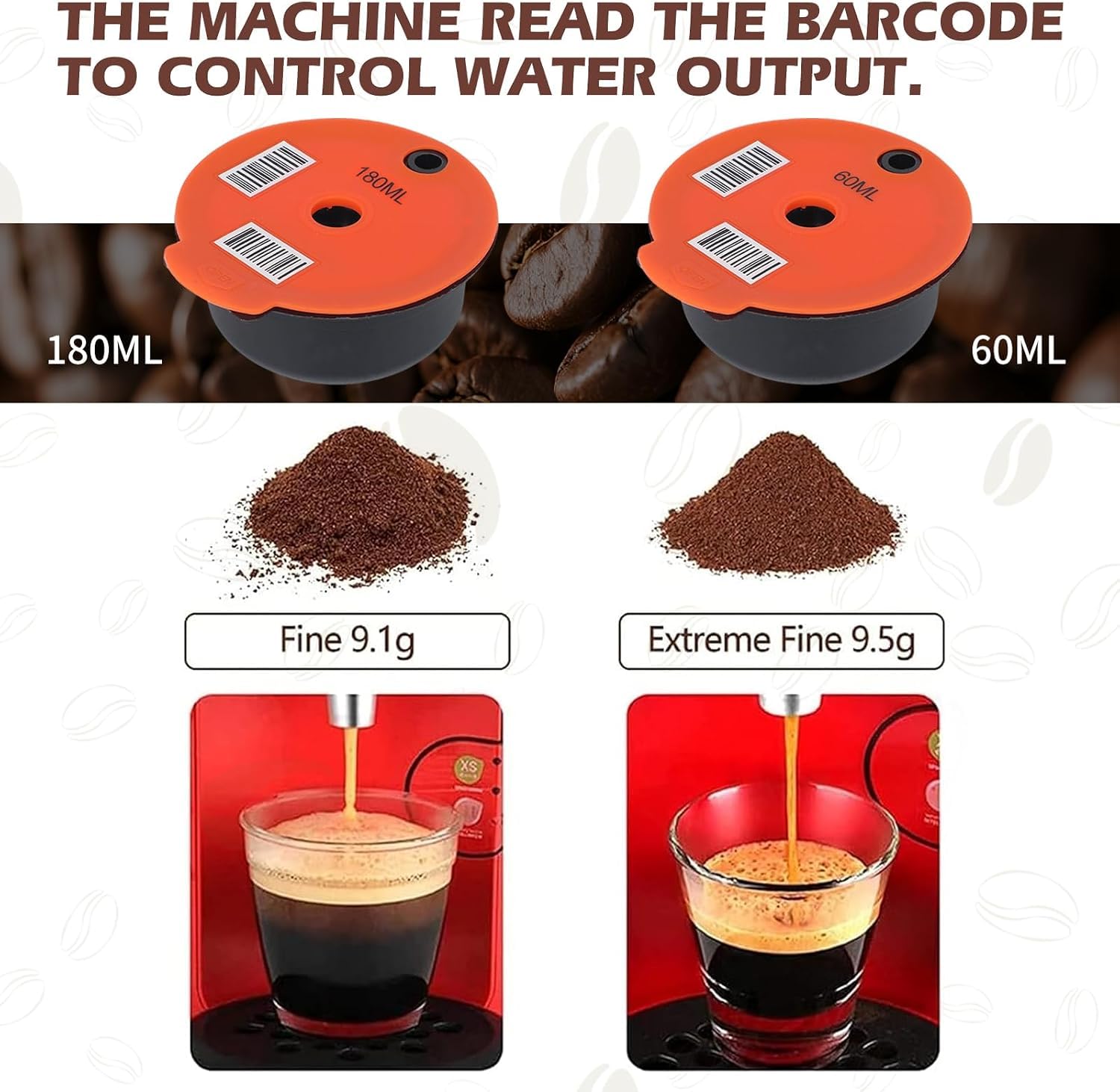 9 cialde da caffè riutilizzabili per Ta*ssimo con pressino
