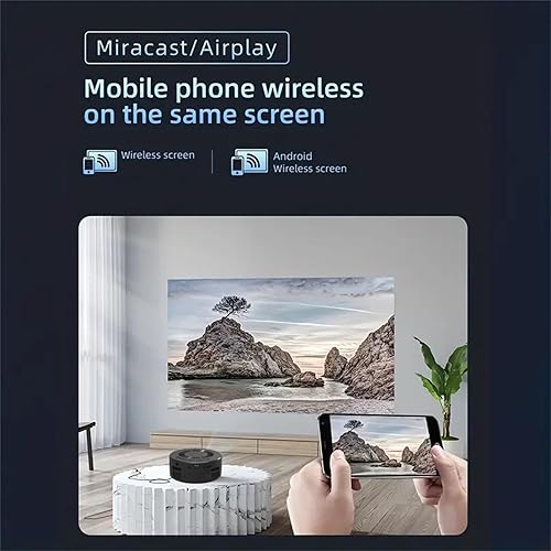 Miniatura 8 de Mini proyector de video, proyector portátil de 1080P compatible con teléfono USB, Android, dispositivos tecnológicos, proyector al aire libre, mini